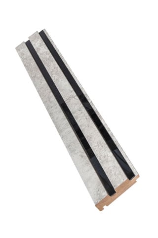 Capat Terminatie Mdf Gri Concrete Oglinda Neagra