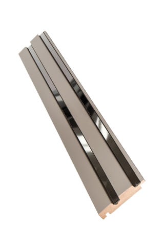 Capat Terminatie Mdf Gri Deschis Oglinda Argintie